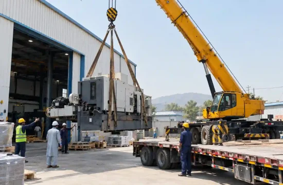 Machinery Lifting & Shifting Services in islamabad...sky move